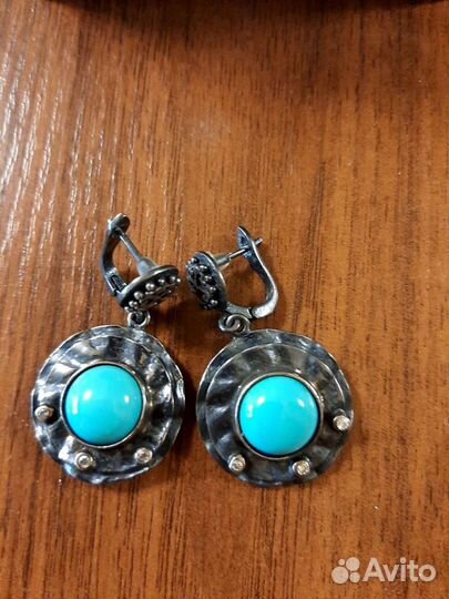 Серьги серебро
