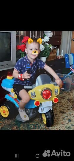 Детский мотоцикл на аккумуляторе бу