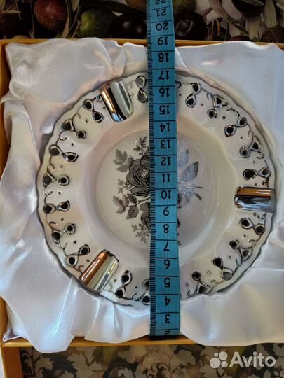 Пепельница, прорезной фарфор