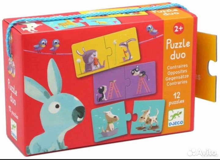 Пазл Djeco Duo противоположности