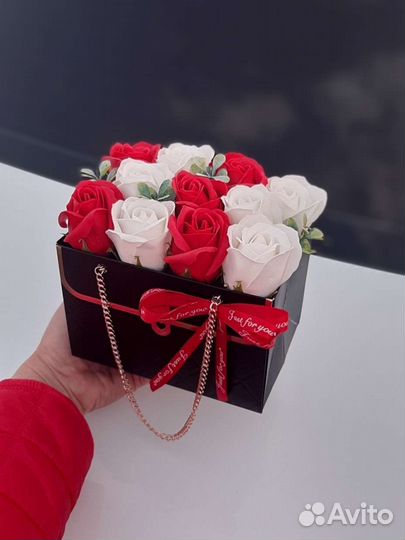 Букет цветов из мыла