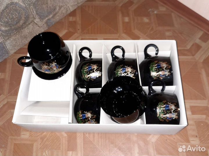 Набор для чаепития на 6 персон с сахарницей