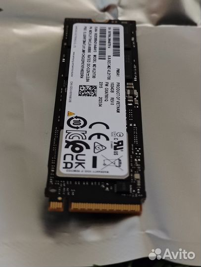 Новый SSD Samsung PM9A1 1Tb (980 PRO OEM)