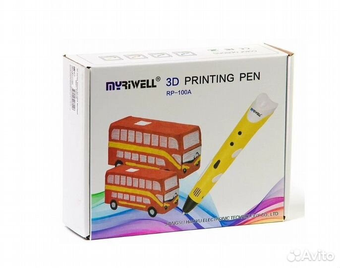 3D ручка MyRiwell RP100A желтый