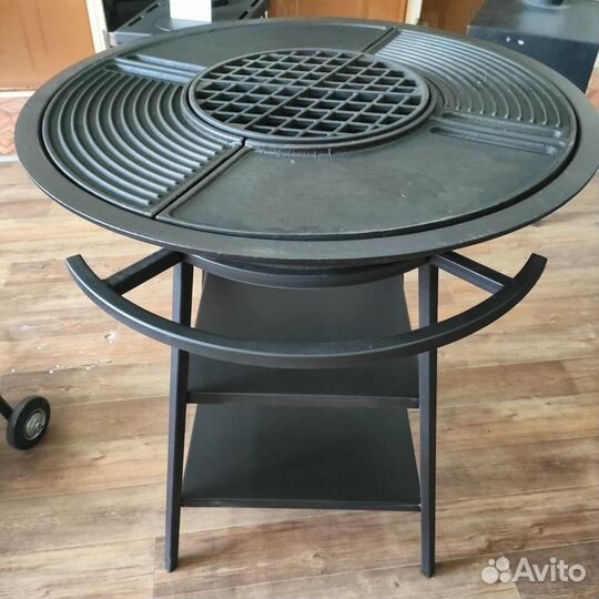 Гриль чугунный