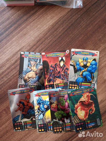 Карточки человек паук герои и злодеи