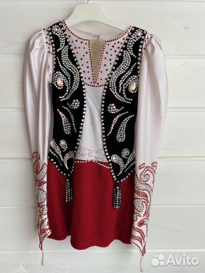 Платье для выступлений фигурное катания 128-140