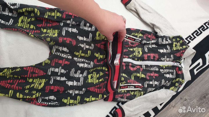 Джинсовые песочники, шорты, рубашка, спорт. костюм