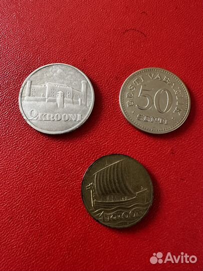 2 kroone 1930 г Эстония, монеты Эстония прибалтика