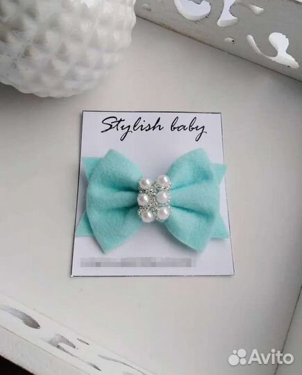 Бантики для волос ручной работы