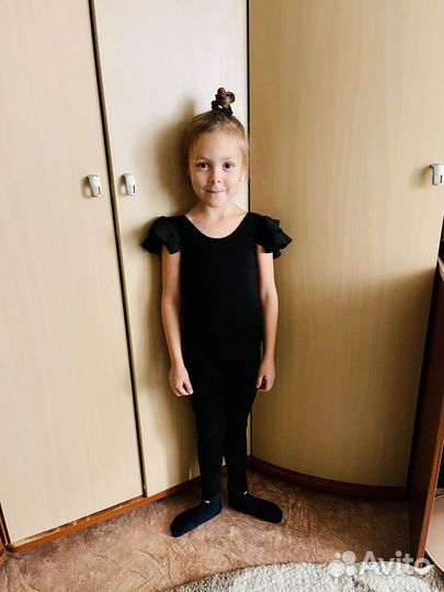 Купальник и лосины для танцев 110-116