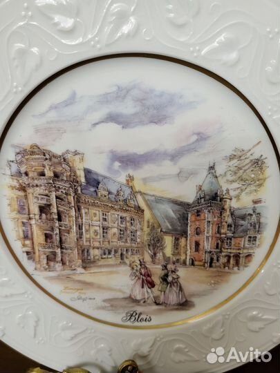 Коллекционная французская тарелка