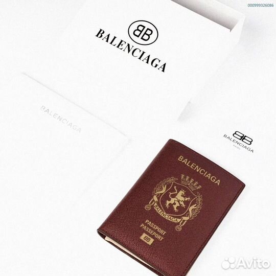 Обложка на паспорт Balenciaga (Арт.32087)
