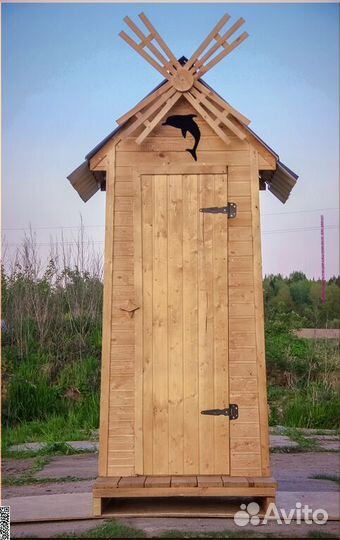 Уличный туалет с установкой ART125