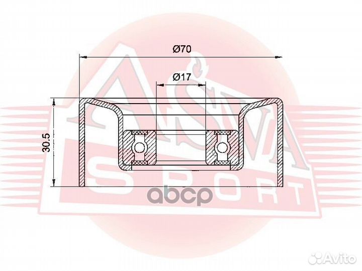 Ролик натяжной навесного оборудования перед