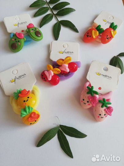 Новые Резиночки и заколочки для волос в ассортимен