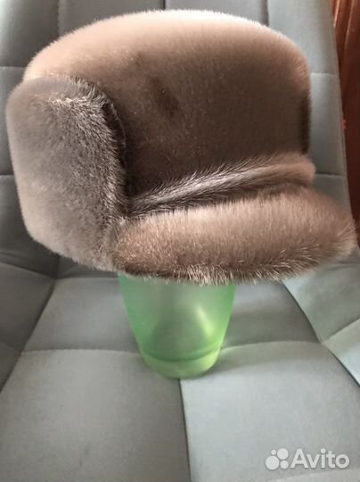 Шапка мужская, норка, в идеальном сост, р 58/60