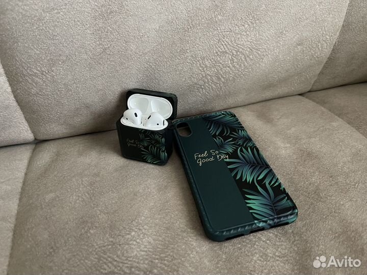Комплект чехлов для iPhone и для airpods