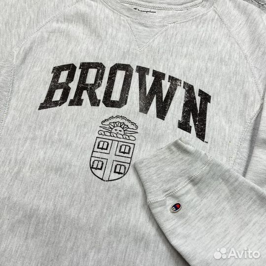 Винтажный свитшот Champion Brown University