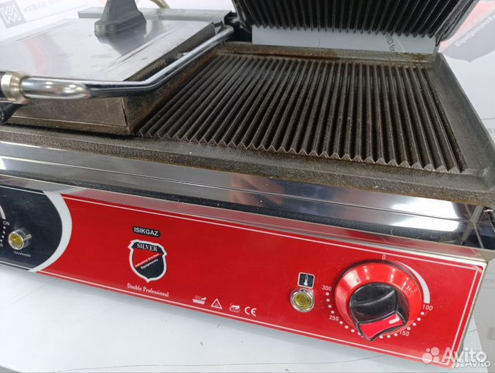 Гриль прижимной электрический двойной Silver 2132