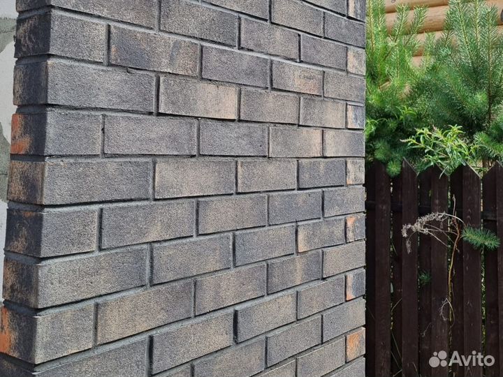 Кирпич облицовочный полнотелый Эмират темный полуторный 1,4нф