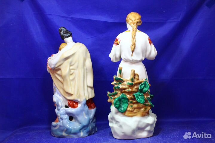 Фарфоровые статуэтки о любви Майская ночь Украинка