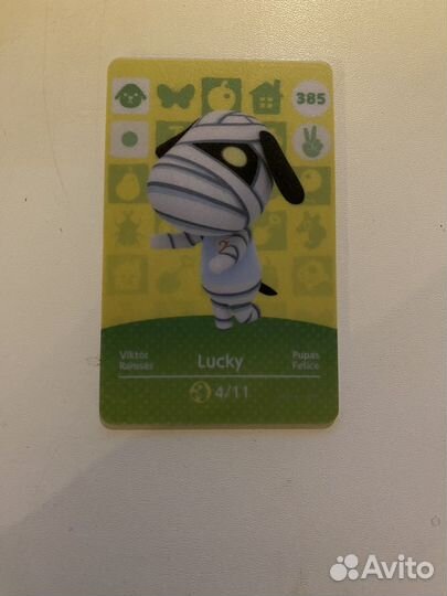 Карты amiibo animal crossing, оригинал Nintendo