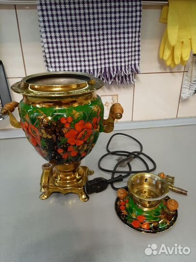 Самовар электрический расписной