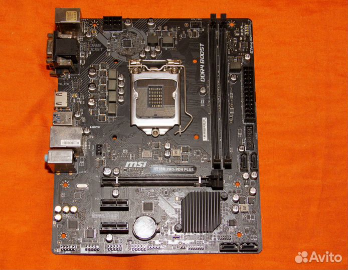 Материнская плата 1151v2 ASRock H310CM-HDV