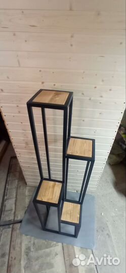 Подставка под цветы лофт