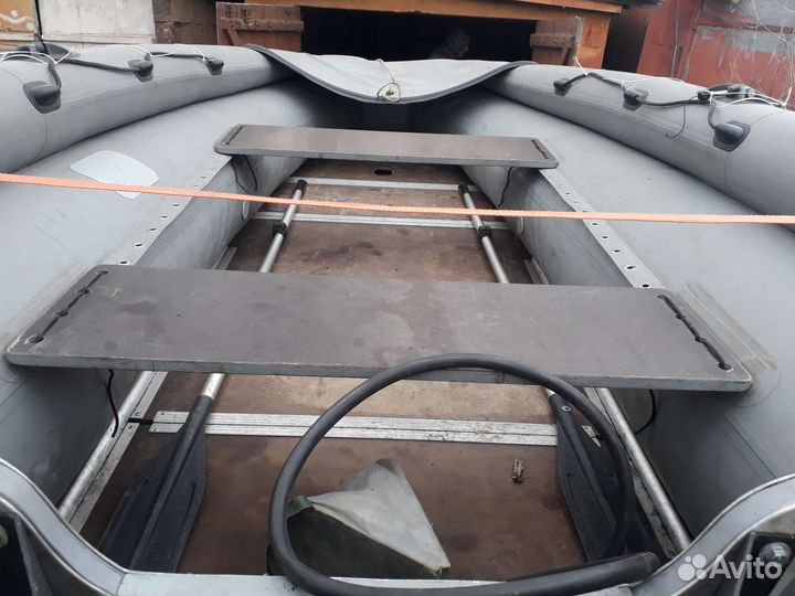 Моторная лодка фрегат 390ф, yamaha 25 водомет