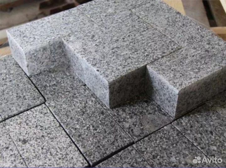 Брусчатка гранитная цветная оптом, укладка