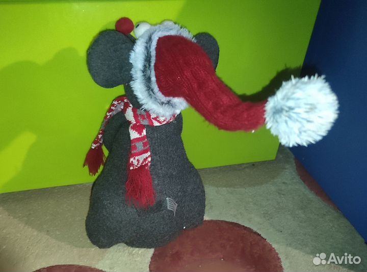 Мягкая игрушка Мышка с сердцем