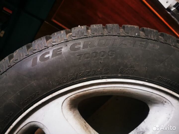 Колеса r16 brigestone в сборе зима шиповка
