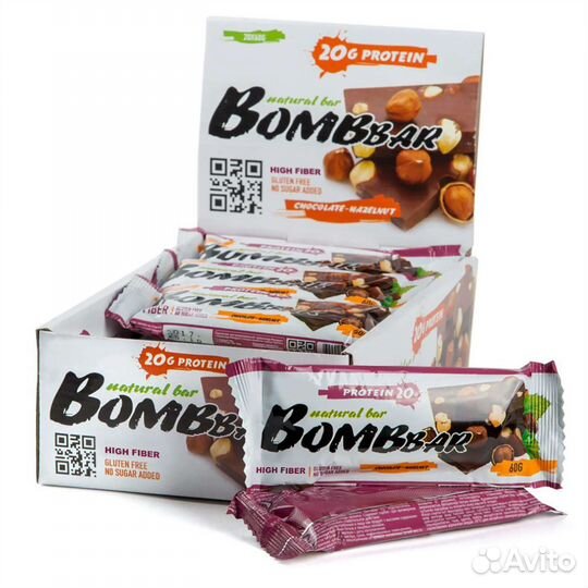Bombbar протеиновые батончики