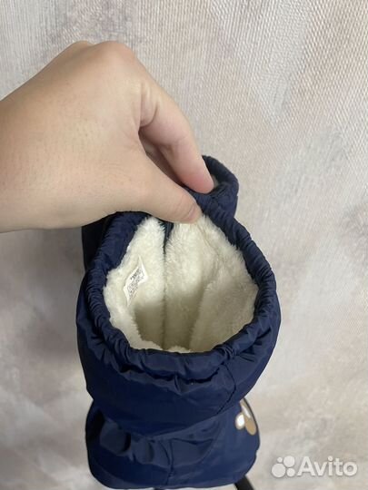 Теплые пинетки 13 см