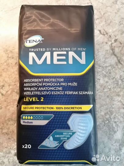 Урологические прокладки для мужчин Tena men 2