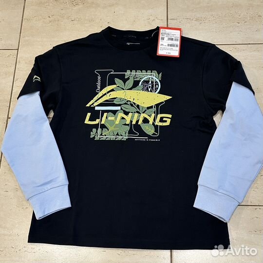 Футболка Li-Ning с длинным рукавом для подростка