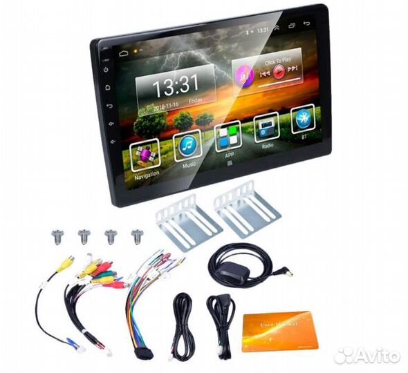 Магнитола планшет 10.1 дюймов. Андроид 9