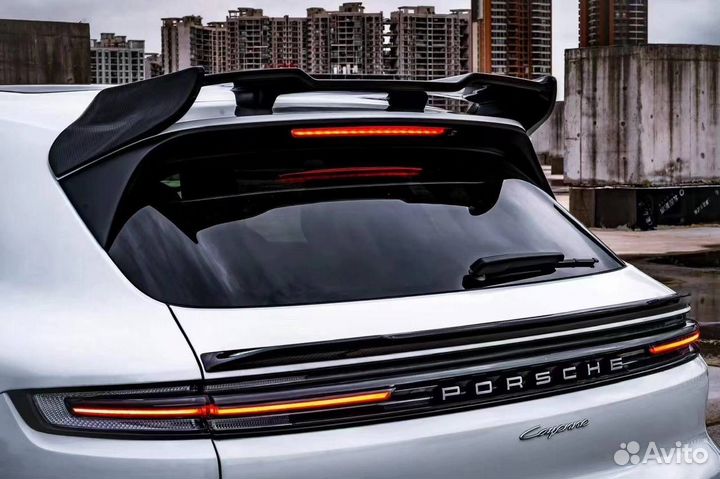 Обвес на porsche cayenne сухой карбон