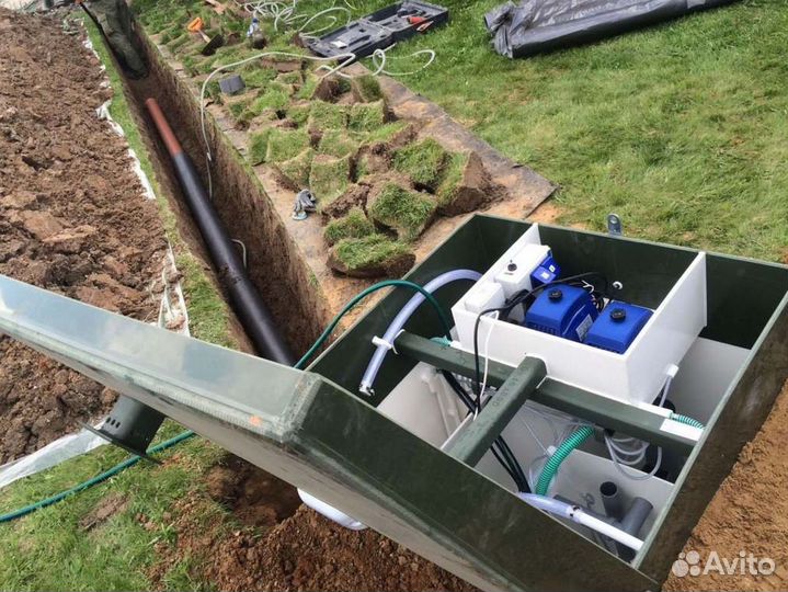 Установка септика Топас под ключ