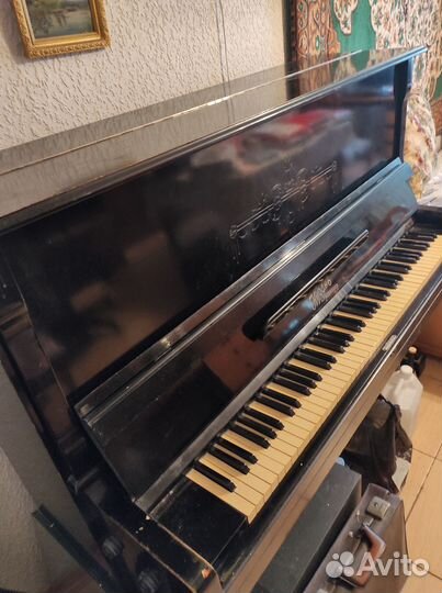 Пианино чёрное Винтаж 1962 г