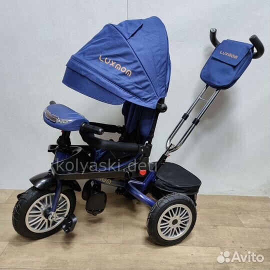 Коляска-велосипед Luxmom 760 синий