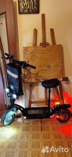 Электросамокат Kugoo G Buster, рекупирация