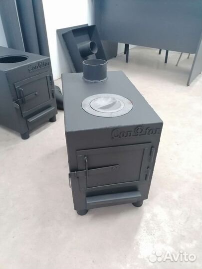 Печь буржуйка с конфоркой