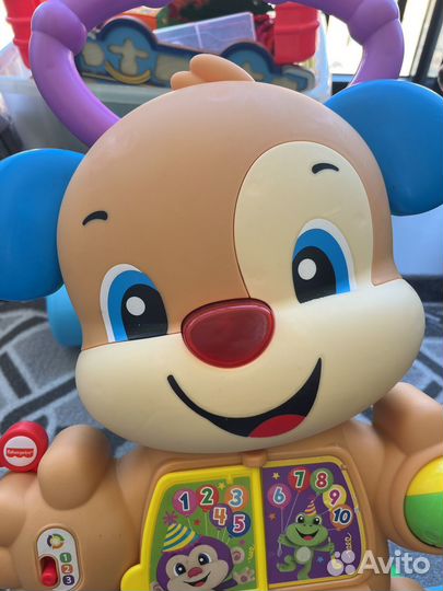 Ходунки каталка fisher price собака