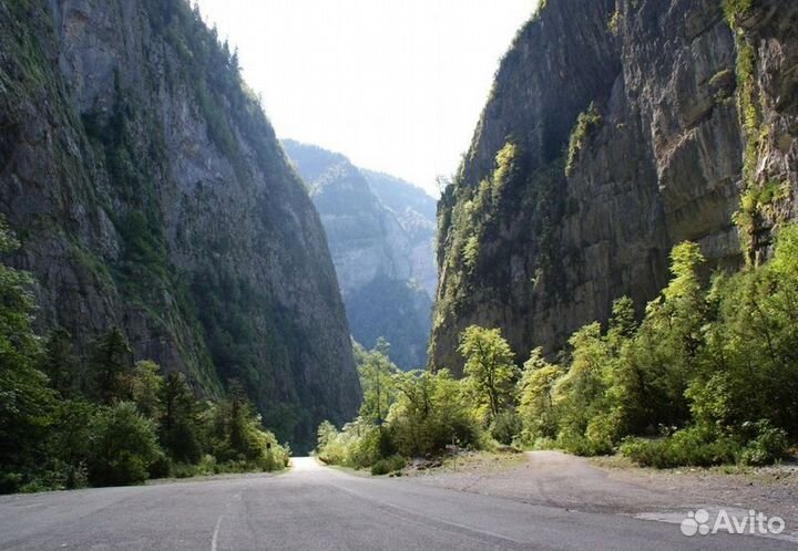 Джип-тур по Абхазии: озеро Рица, Гегский водопад