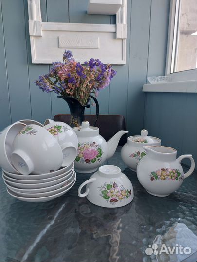 Чайный сервиз СССР Дулево