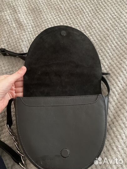 Сумка zara натуральная кожа