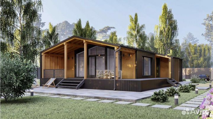 Готовый План-проект каркасного дома